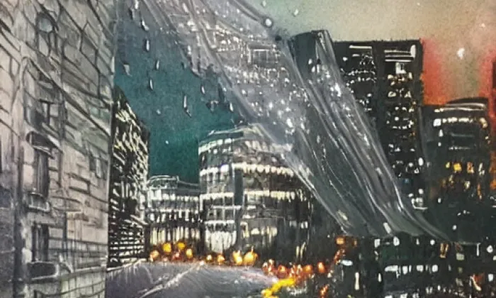 Dvůr Karlov – noc