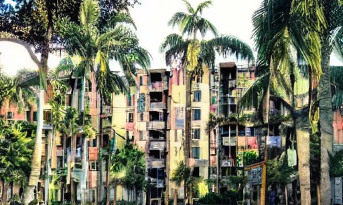 Dva náhrobky a kříž – léto