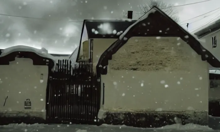 Dvojdům čp. 219 a 241 – winter