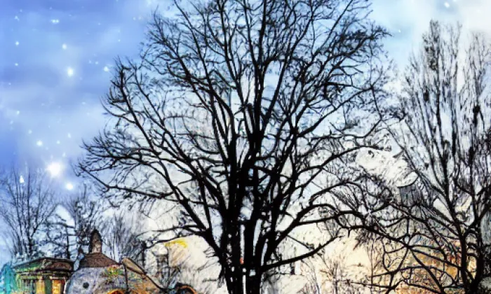 Dvoreček – noc