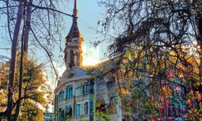 Evangelický kostel (Žatec) – léto