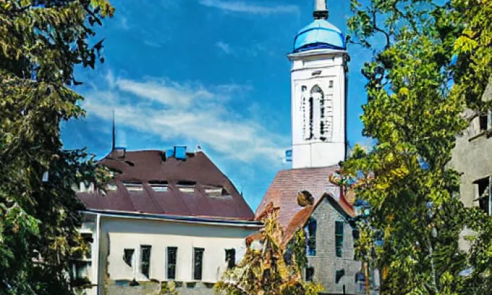 evangelický kostel (Boskovice) – léto