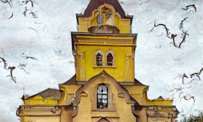 Evangelický kostel apoštolů Petra a Pavla Na Nivách – podzim