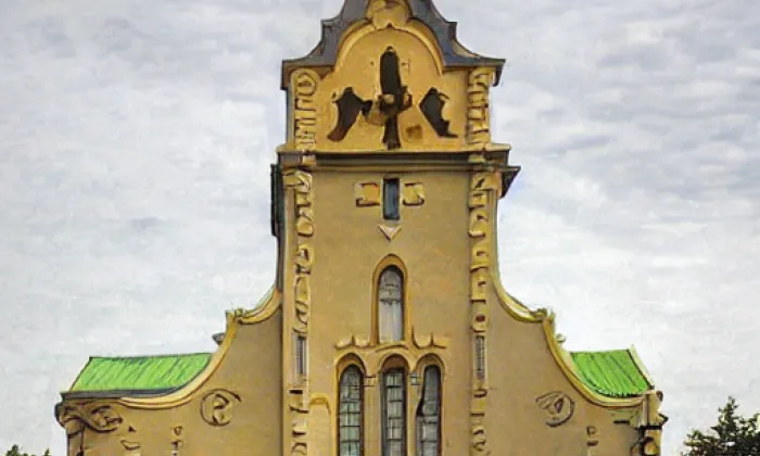 Evangelický kostel apoštolů Petra a Pavla Na Nivách – léto