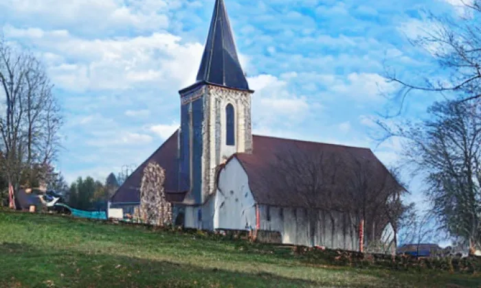 Evangelický kostel Dolní Poustevna – summer