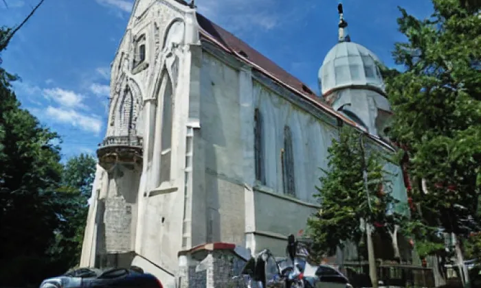 evangelický kostel Horního sboru – noc