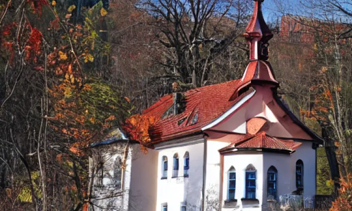 evangelický kostel Spasitele – spring