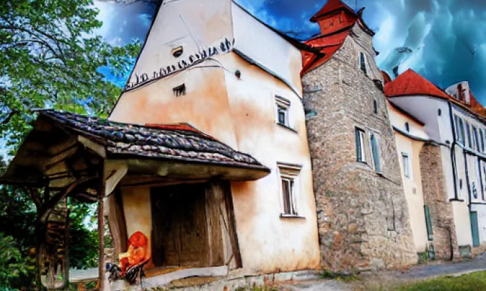 evangelický kostel v Bašce – autumn