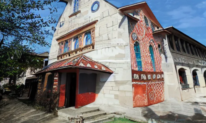 evangelický kostel v Bašce – iluminace