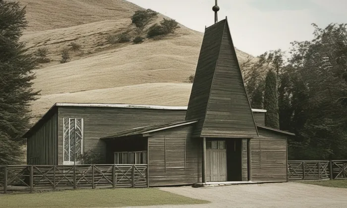 evangelický kostel v Braníku – historická rekonstrukce