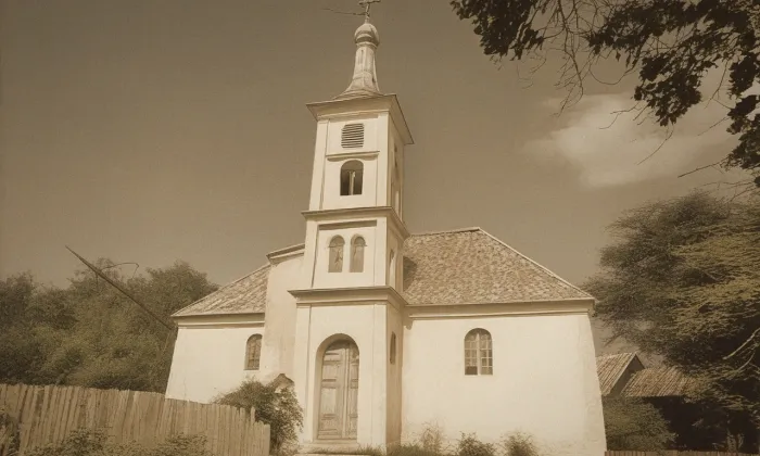 evangelický kostel v Horních Vilémovicích – historická rekonstrukce