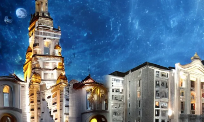 evangelický kostel v Jihlavě – noc