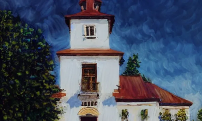 evangelický kostel v Moravči – spring