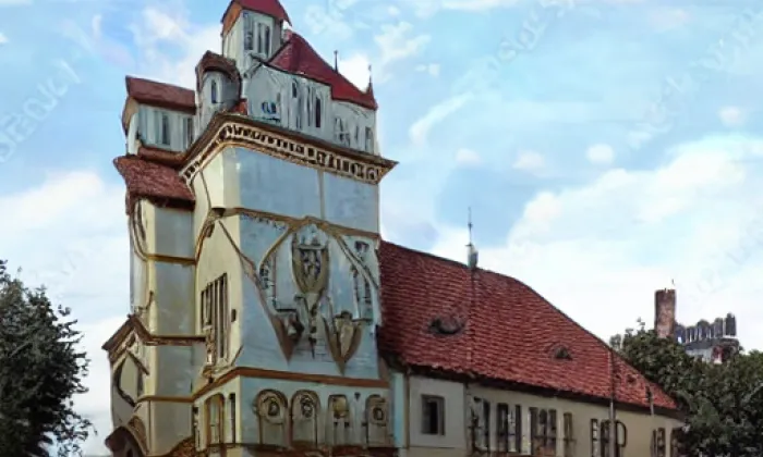 evangelický kostel v Olomouci – iluminace