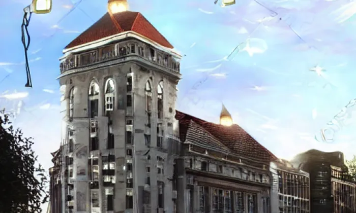 evangelický kostel v Olomouci – noc