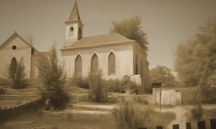 evangelický kostel v Plesné – historical