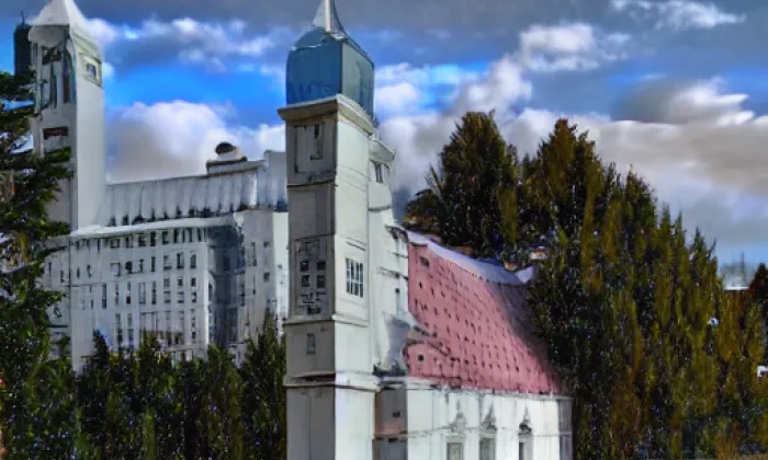 evangelický kostel v Sázavě – zima
