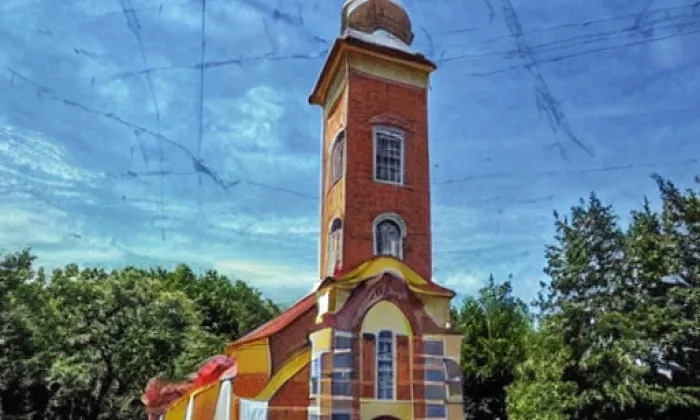 evangelický kostel v Trutnově – zima