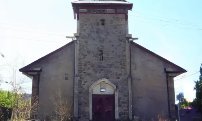 evangelický kostel v Uhříněvsi – noc