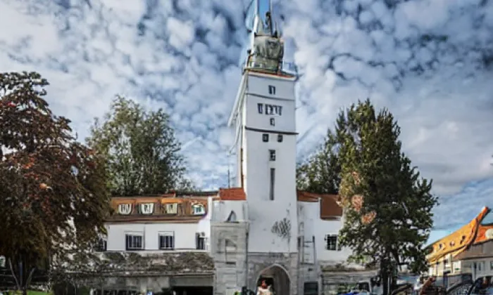 evangelický kostel ve Střešovicích – autumn