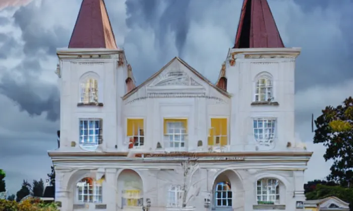 evangelický kostel ve Vanovicích – podzim