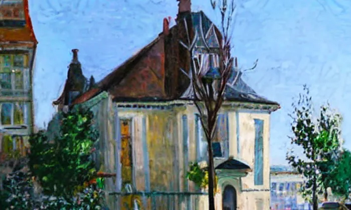 evangelický kostel ve Vysoké – spring