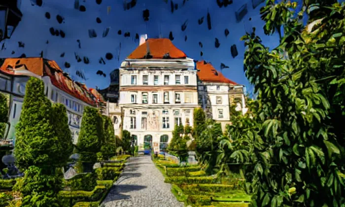 Fürstenberský palác – léto