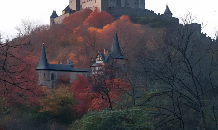 Falkenštejn – podzim