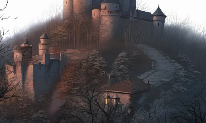Falkenštejn – noc