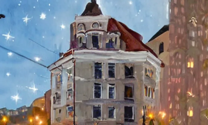 Františkánský klášter v Chebu – noc