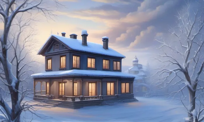 Fričova vila – winter