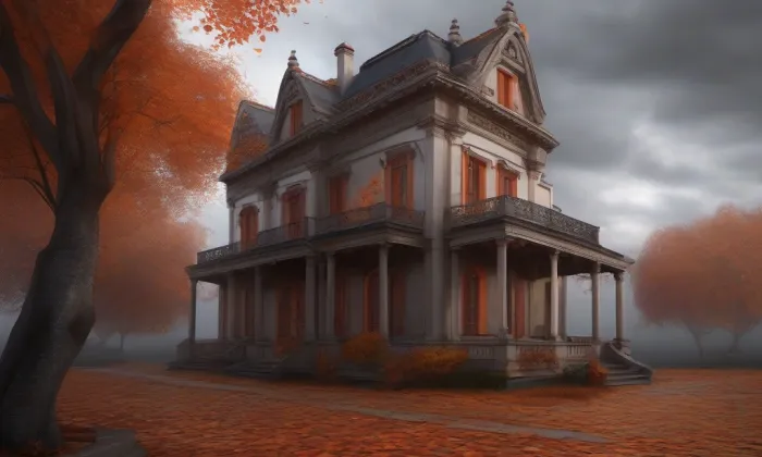 Gröbova vila – autumn