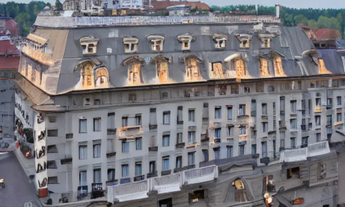grandhotel a okresní dům v Pardubicích – léto