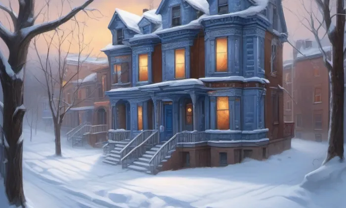 Gutmannova vila – winter