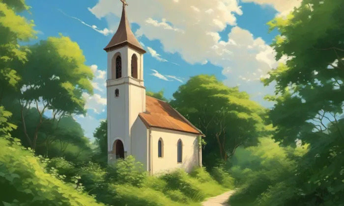 hřbitovní kaple ve Štípě – summer