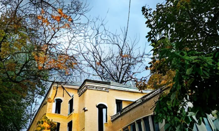 hřbitovní kostel Nejsvětější Trojice – autumn