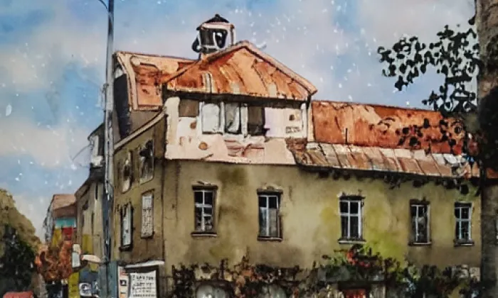 Hřešihlavy – akvarel