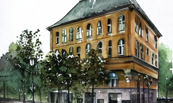 Hřebečníky – akvarel