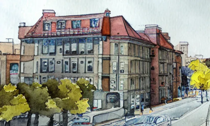 Habrmannova – akvarel