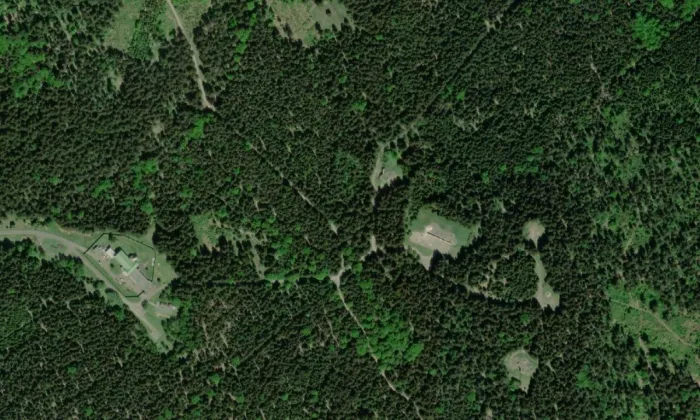 Hanička – letecký pohled