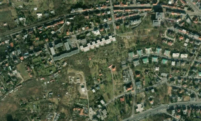 Hercovka (usedlost v Libni) – letecký pohled