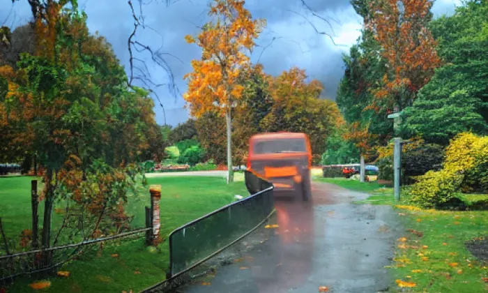 Heroldovy sady – autumn