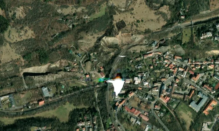 hlubočepské viadukty – letecký pohled