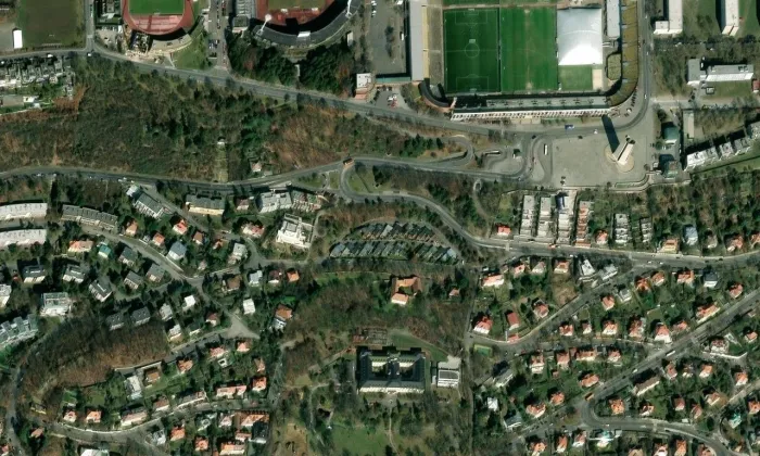 Horní Palata – letecký pohled