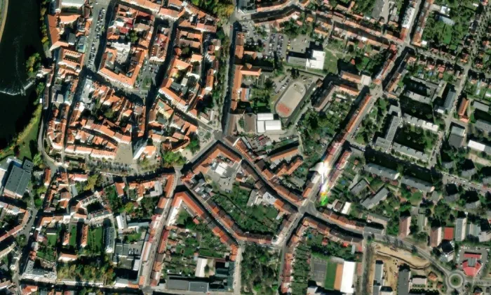 Hotel Otava – letecký pohled