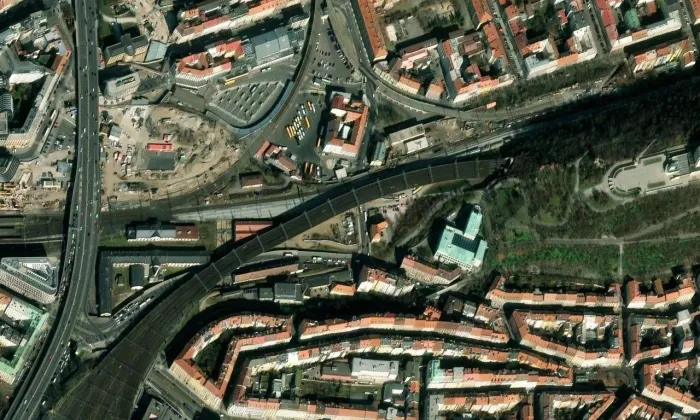 Hrabovka – letecký pohled