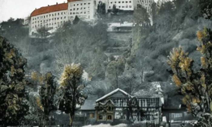 hrad Bítov – autumn