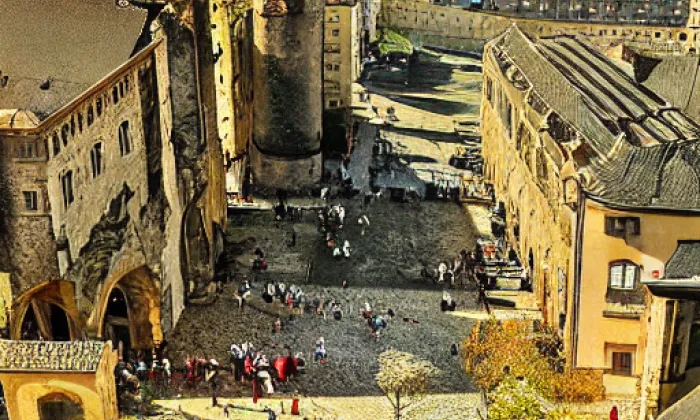 Hrad Dolní Štěpanice – noc
