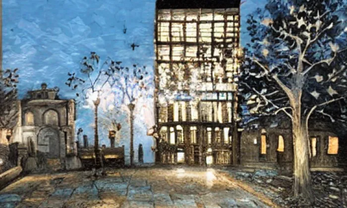 hrad Lukov – noc