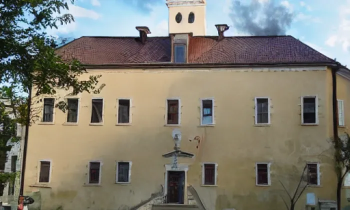 hrad Malenovice – podzim